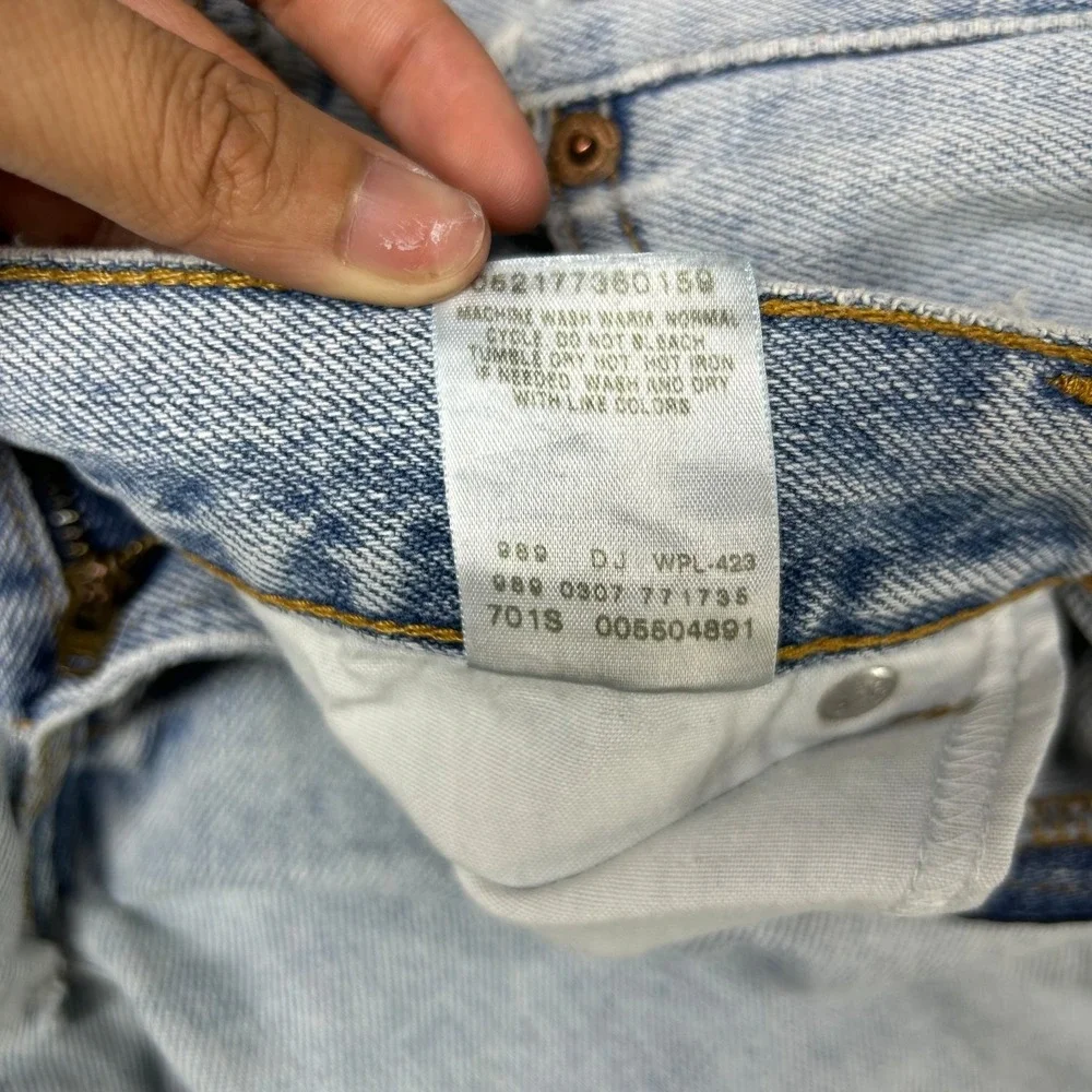 Levi's 550 Relaxed Fit Jeans Men's Denim Pockets High Rise‎ Straight - 38X32